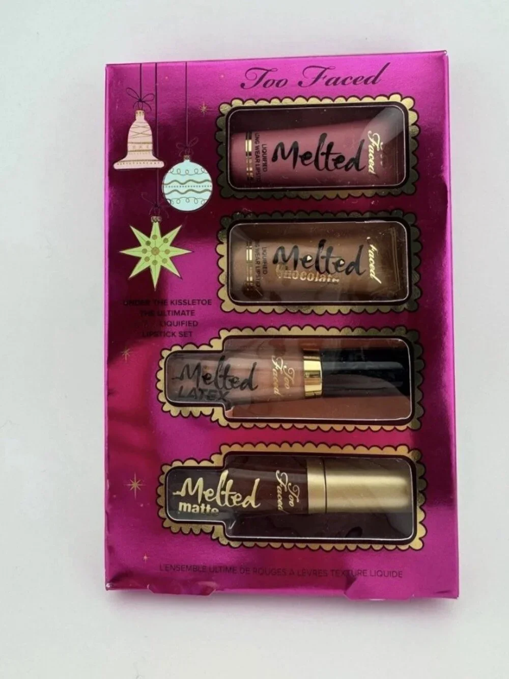 Too Faced Under The Kissletoe The Ultimate Melted Liquified Lipstick Set